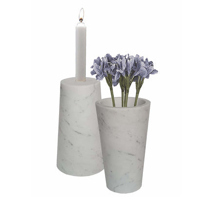Marble Candle /Flower Vase