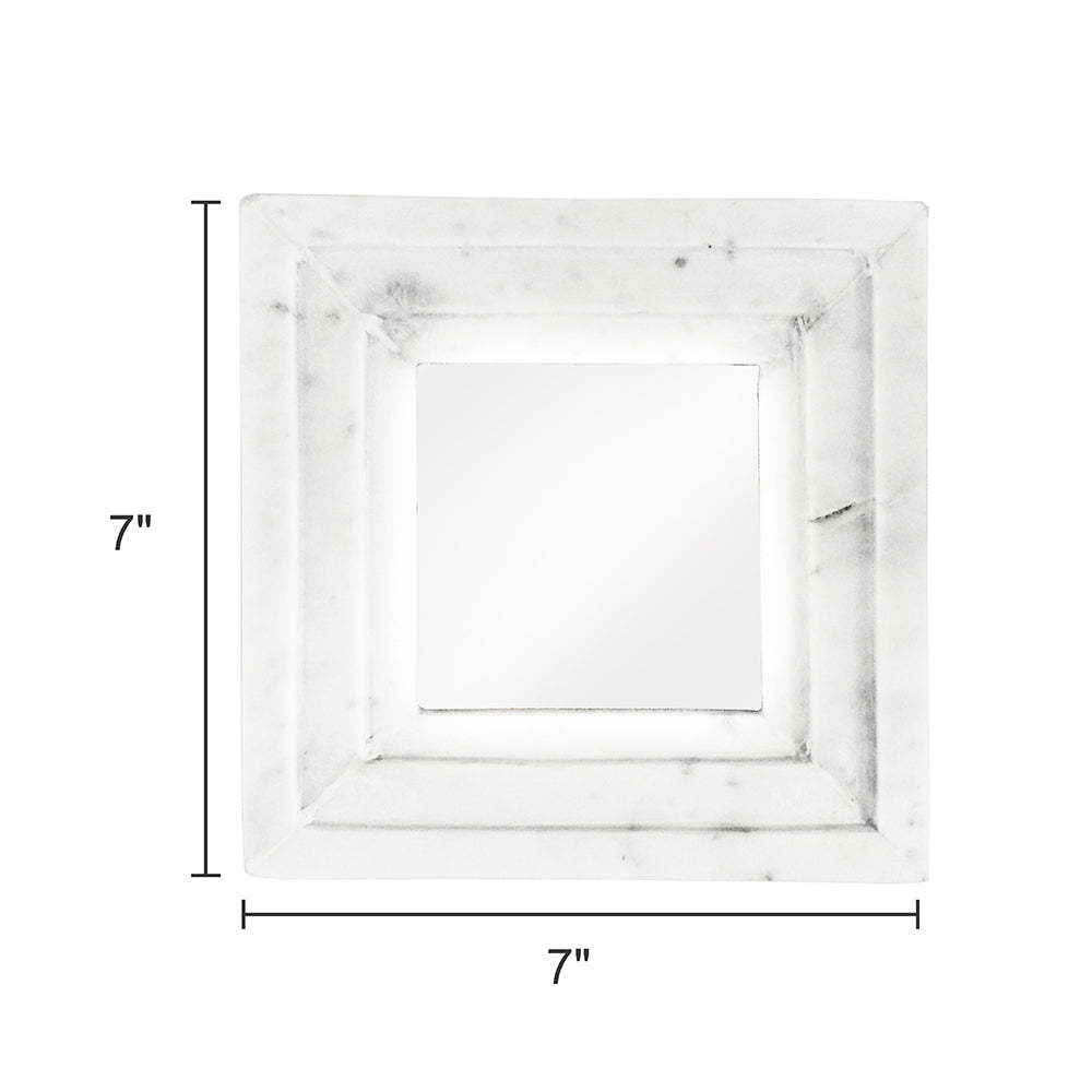 Leon White Marble Photo Frame