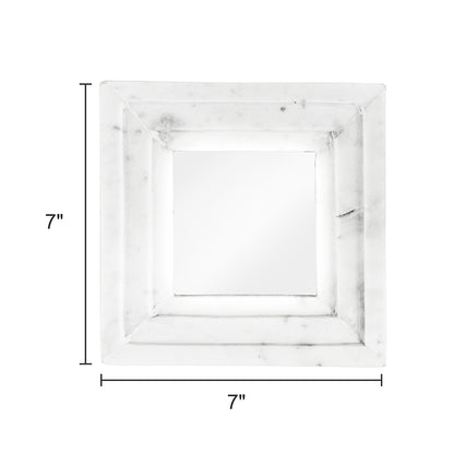 Leon White Marble Photo Frame