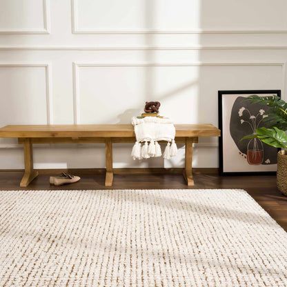 Keita Cream & Brown Area Rug