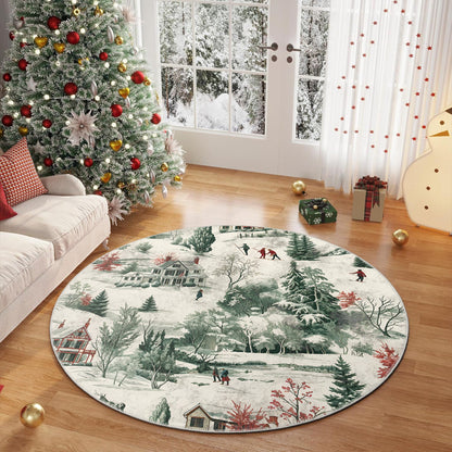 Glowmas Christmas Area Rug