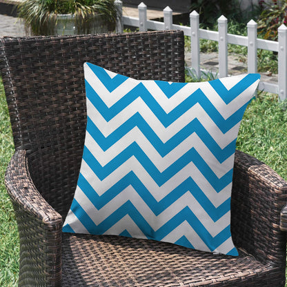 2 size options Stripes/Waving Outdoor Waterproof Pillow (With Insert) waterproof outdoor throw pillow, great for your outdoor furniture