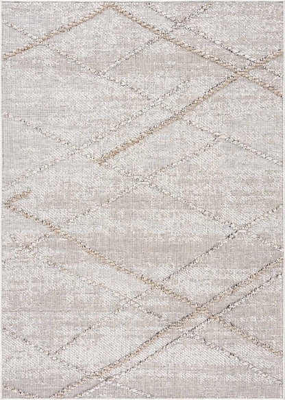 Baqer Bone & Tan Area Rug