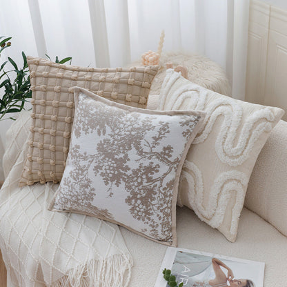 Tranquil Touches: Pack of 1 Throw Pillow with 450g Insert size of 18"x18"