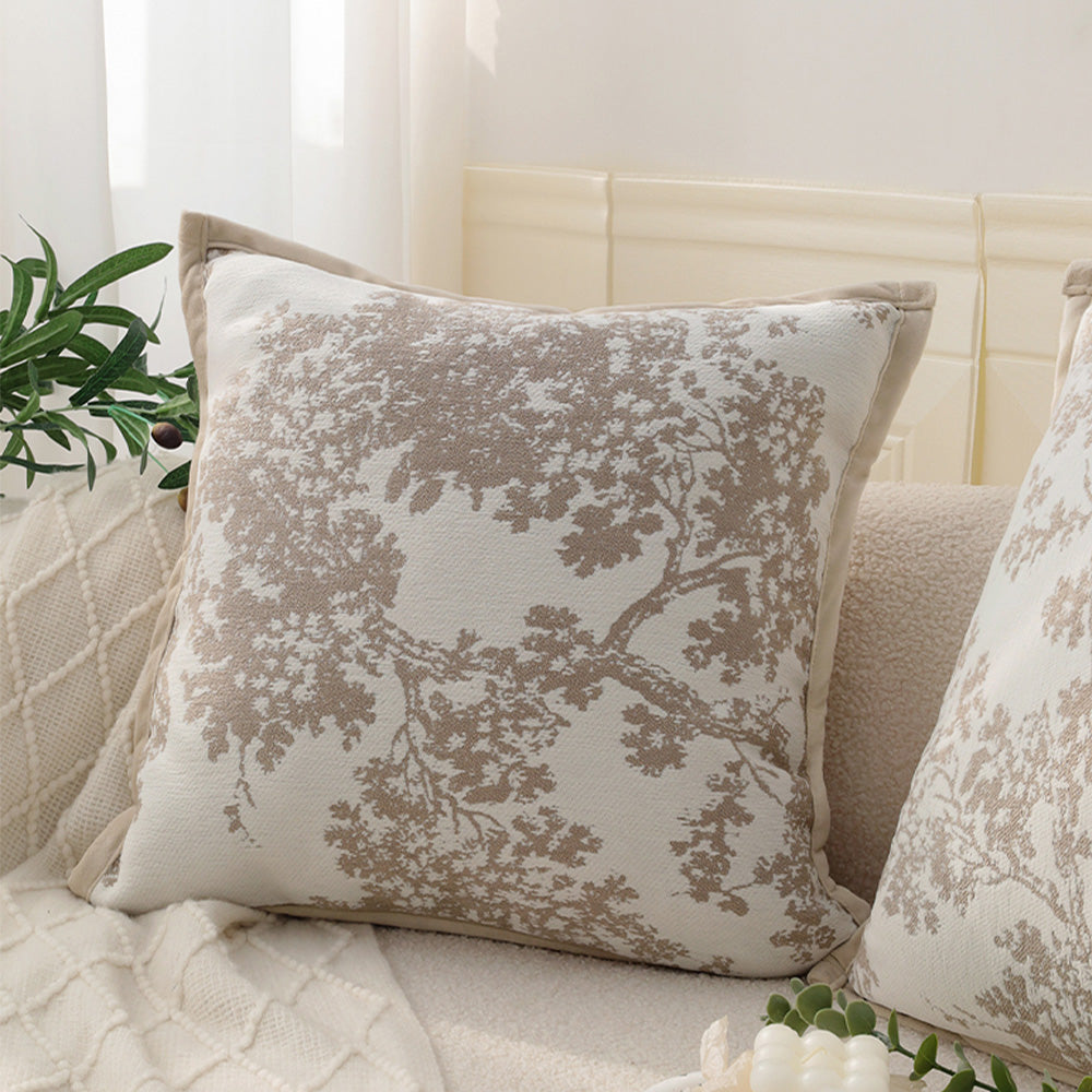 Tranquil Touches: Pack of 1 Throw Pillow with 450g Insert size of 18"x18"