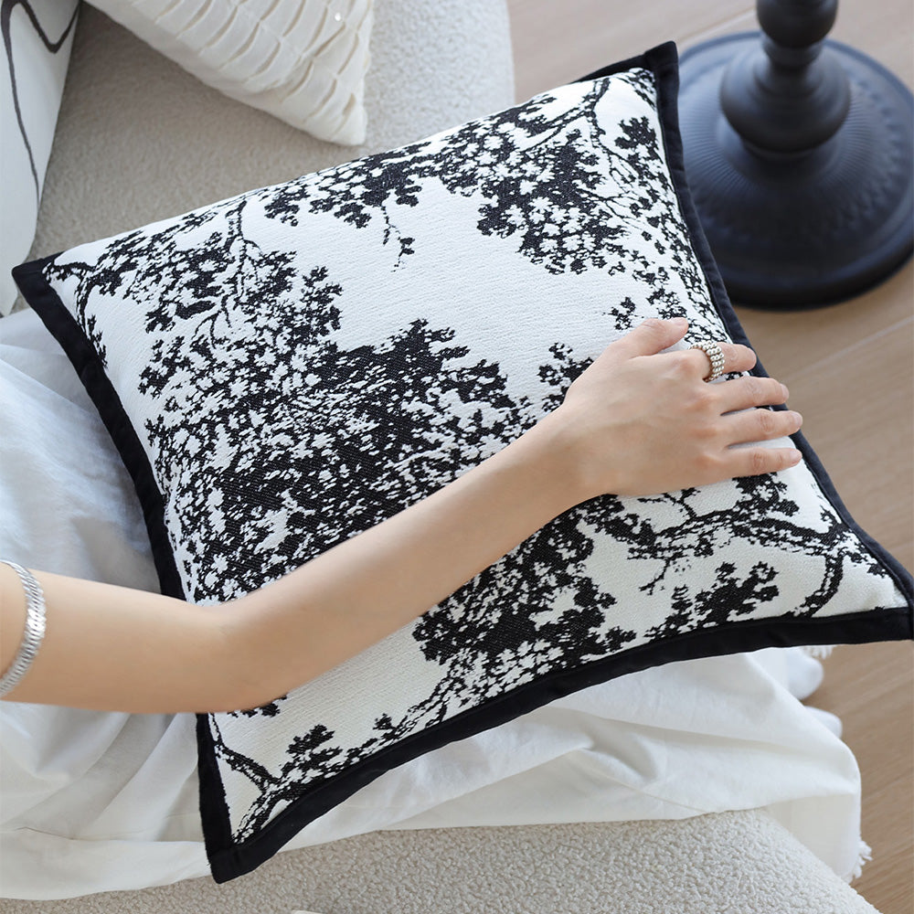 Tranquil Touches: Pack of 1 Throw Pillow with 450g Insert size of 18"x18"