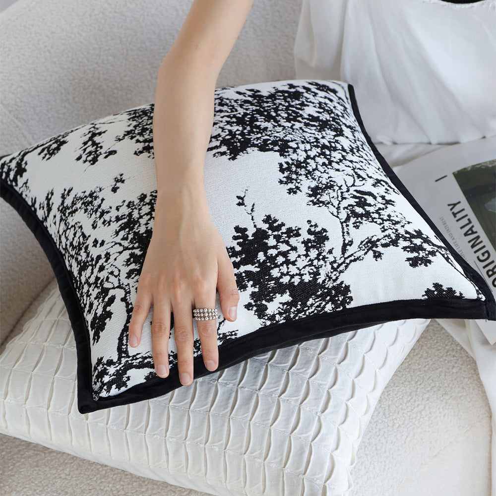 Tranquil Touches: Pack of 1 Throw Pillow with 450g Insert size of 18"x18"