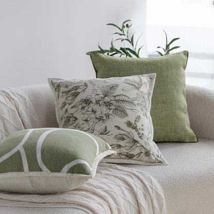 Tranquil Touches: Pack of 1 Throw Pillow with 450g Insert size of 18"x18"