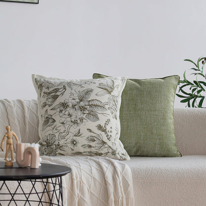 Tranquil Touches: Pack of 1 Throw Pillow with 450g Insert size of 18"x18"