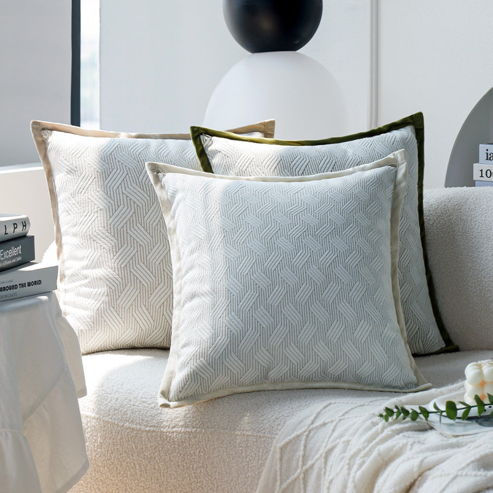 Tranquil Touches: Pack of 1 Throw Pillow with 450g Insert size of 18"x18"