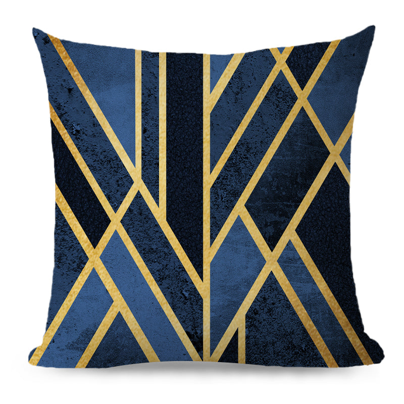 Throw Pillow Cover with 450g Insert, geometric, 20X20, Decorative Cushion