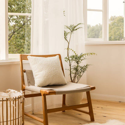 18"x18" Teddy Faux Fluffy Solid Color FULL set of Throw Pillow (With  Insert)