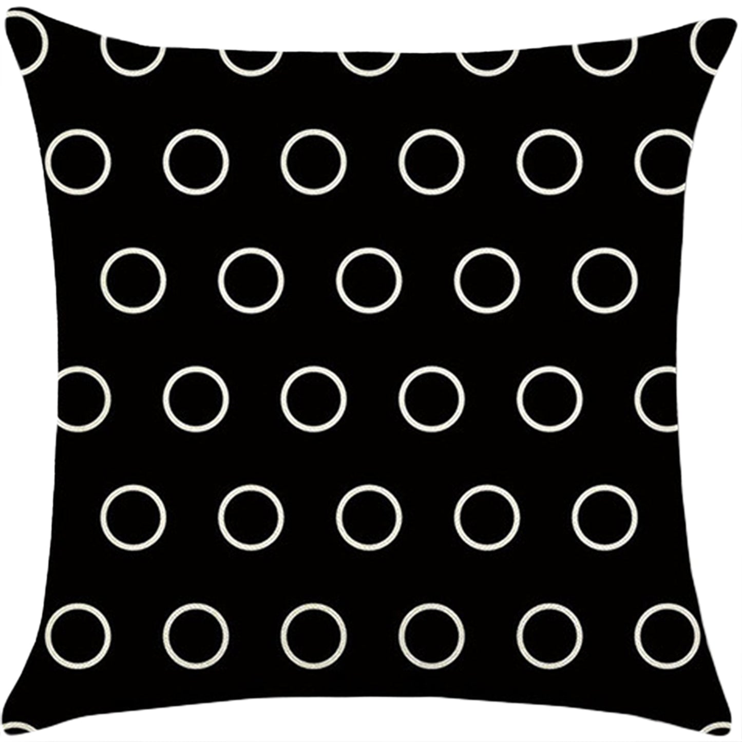 Throw Pillow Cover with 450g Insert, geometric, 18X18, Decorative Cushion