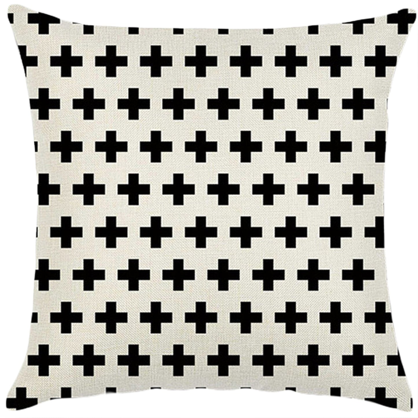 Throw Pillow Cover with 450g Insert, geometric, 18X18, Decorative Cushion