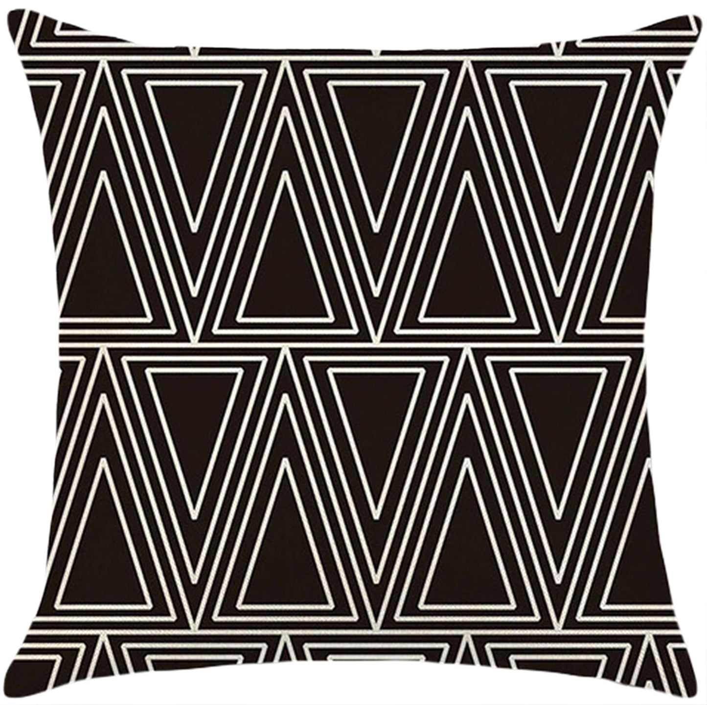 Throw Pillow Cover with 450g Insert, geometric, 18X18, Decorative Cushion