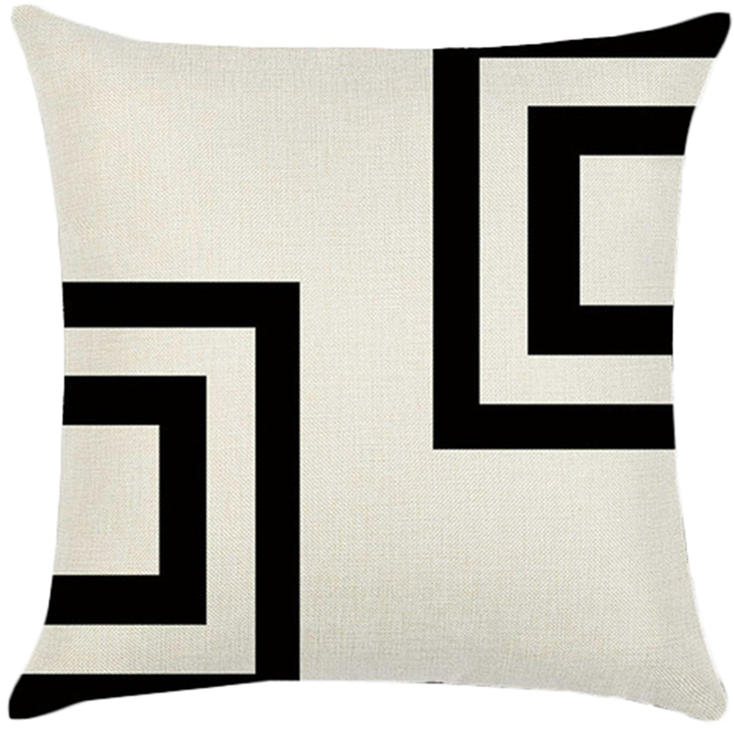 Throw Pillow Cover with 450g Insert, geometric, 18X18, Decorative Cushion