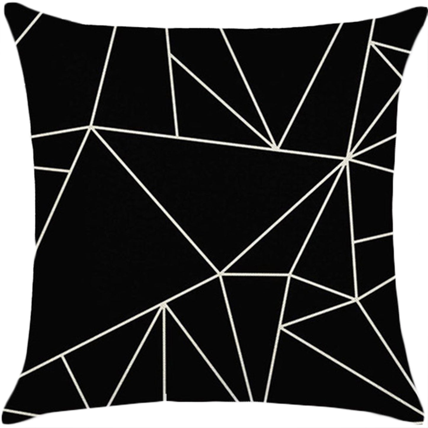 Throw Pillow Cover with 450g Insert, geometric, 18X18, Decorative Cushion