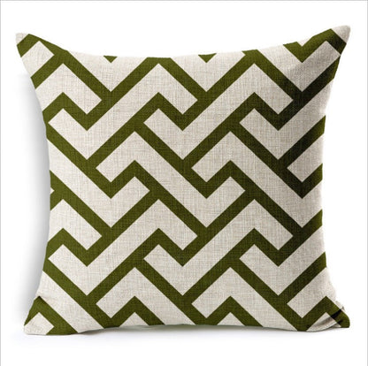 18''x18'' geometric print throw pillow | 5 unique designs colorful modern & abstract patterns | eclectic accent | insert included