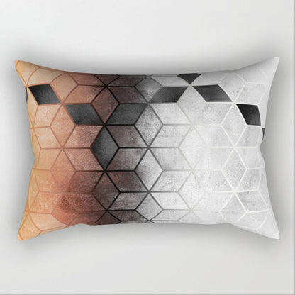 12"x20" modern geometric lumbar throw pillow 12 designs chic abstract & art deco prints gold accent decor insert included