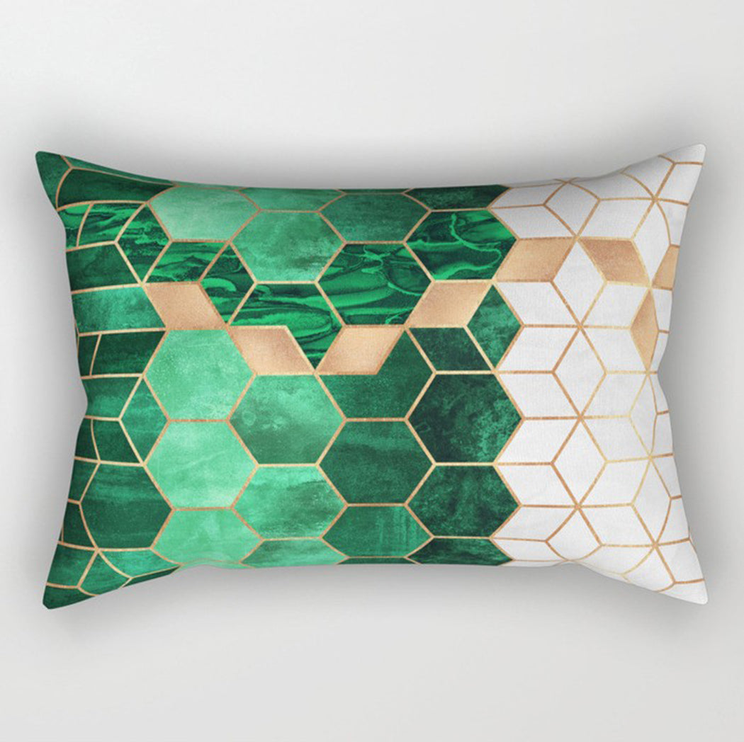 12"x20" modern geometric lumbar throw pillow 12 designs chic abstract & art deco prints gold accent decor insert included