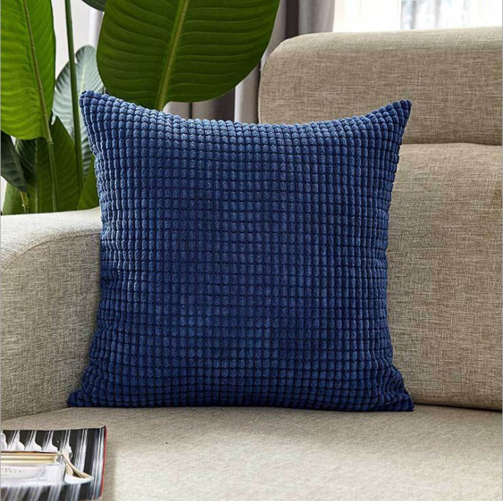 3-Piece Coordinated Pillow Bundle with Inserts – square throw Pillows AND Inserts  3 blues in 2 sizes options