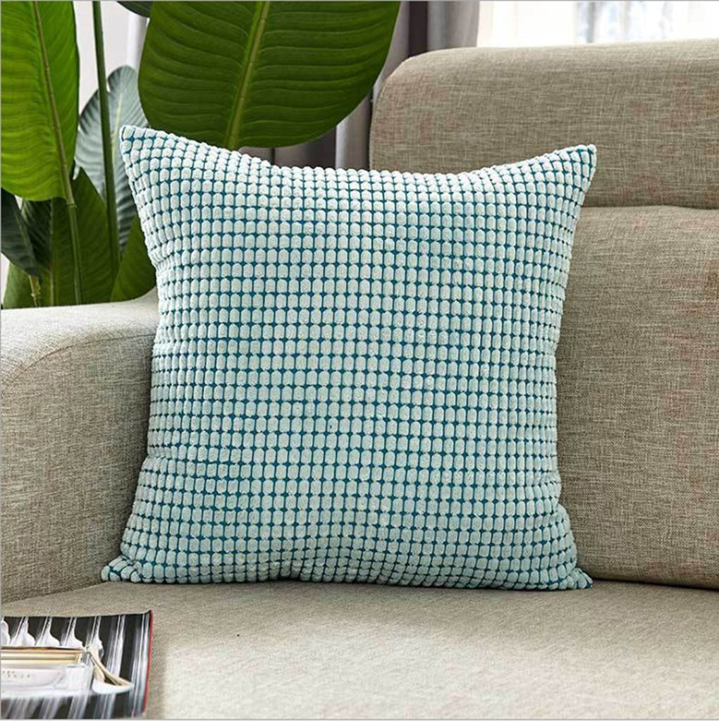 3-Piece Coordinated Pillow Bundle with Inserts – square throw Pillows AND Inserts  3 blues in 2 sizes options