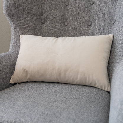 12"x20" luxury velvet lumbar support throw pillow | 7 vibrant colors |330g  insert included