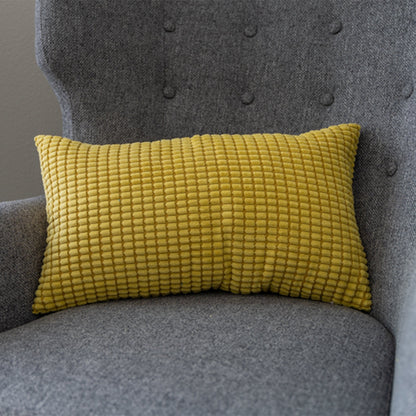 12''x20'' Soft Chenille Dot Throw Pillow | 8 Colors – Plush Textured Design | Cozy Modern Lumbar Accent | Insert Included