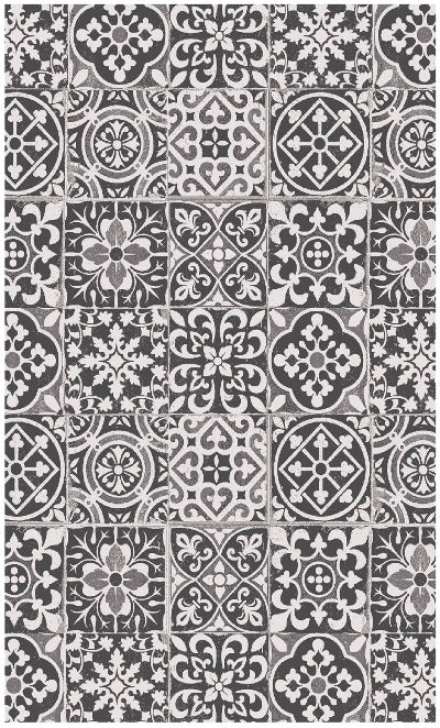 Tile Grey Tonal (Print) Rug/Doortmat