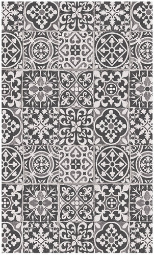 Tile Grey Tonal (Print) Rug/Doortmat