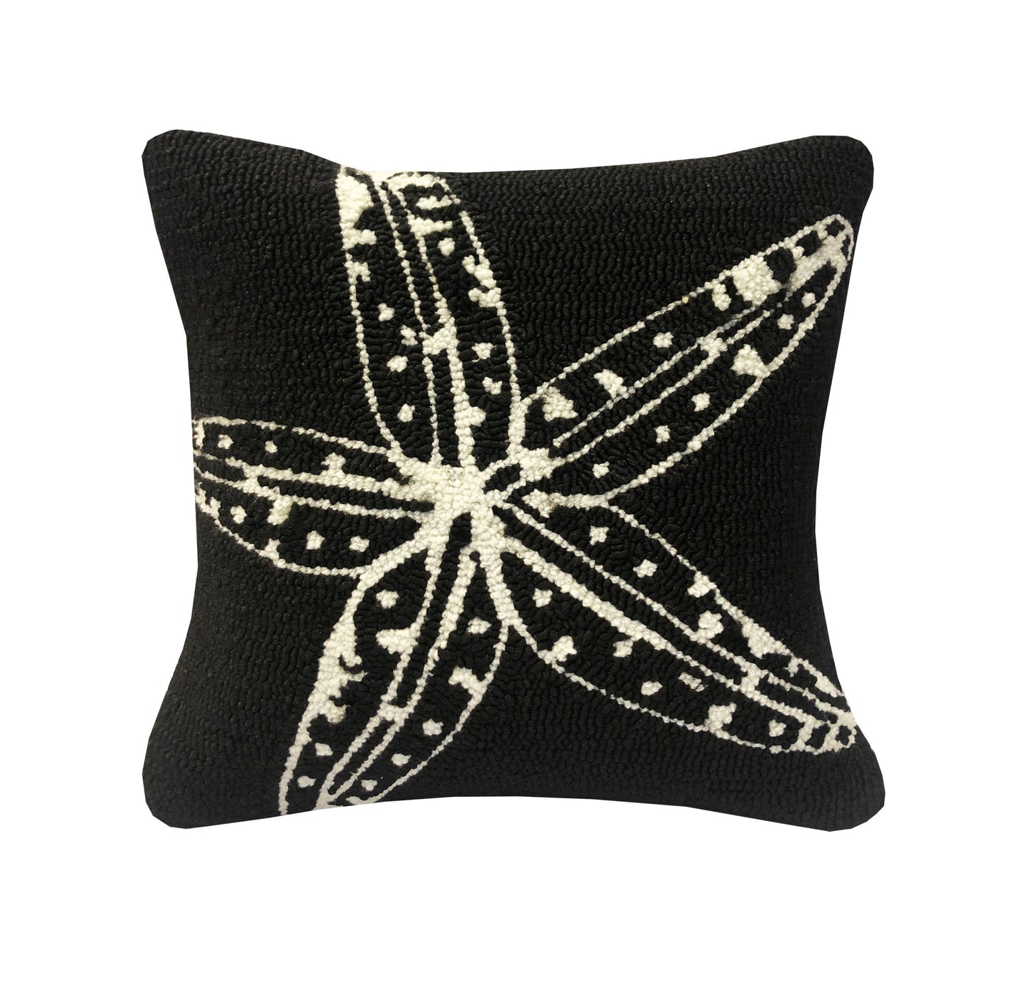 Starfish Outline Black Rug/Doormat/Pillow