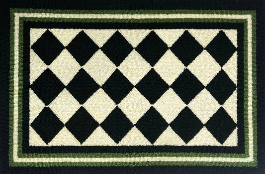 Harlequin Green Border