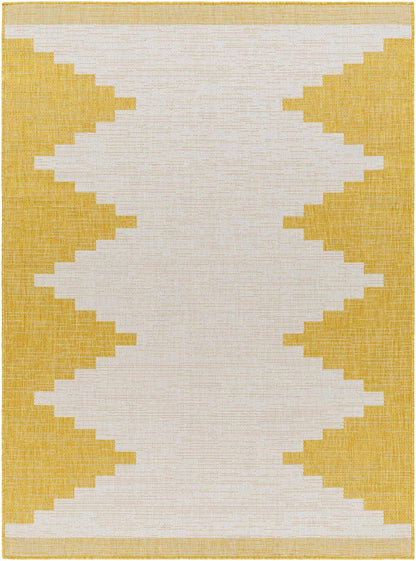Djugun Metallic-Gold Indoor & Outdoor Rug