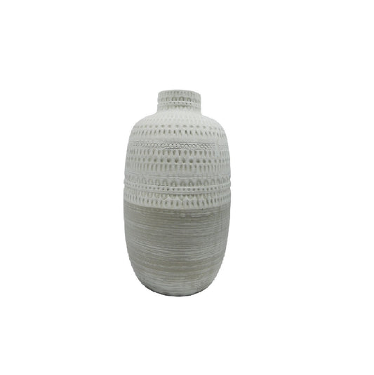 Beige Trival Vase-Short