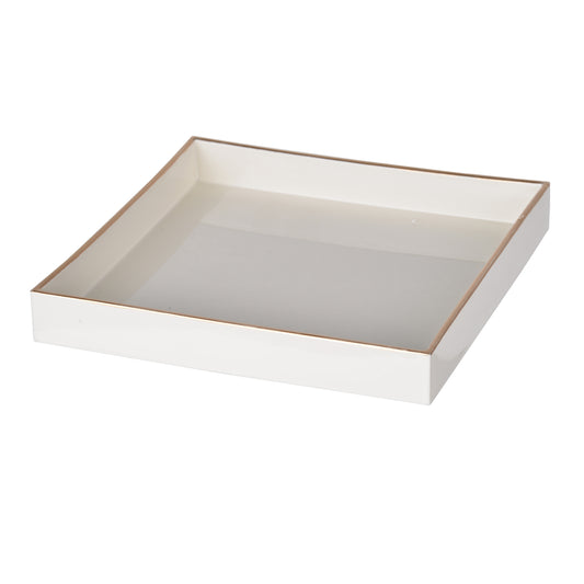 Mimosa Square Tray,White