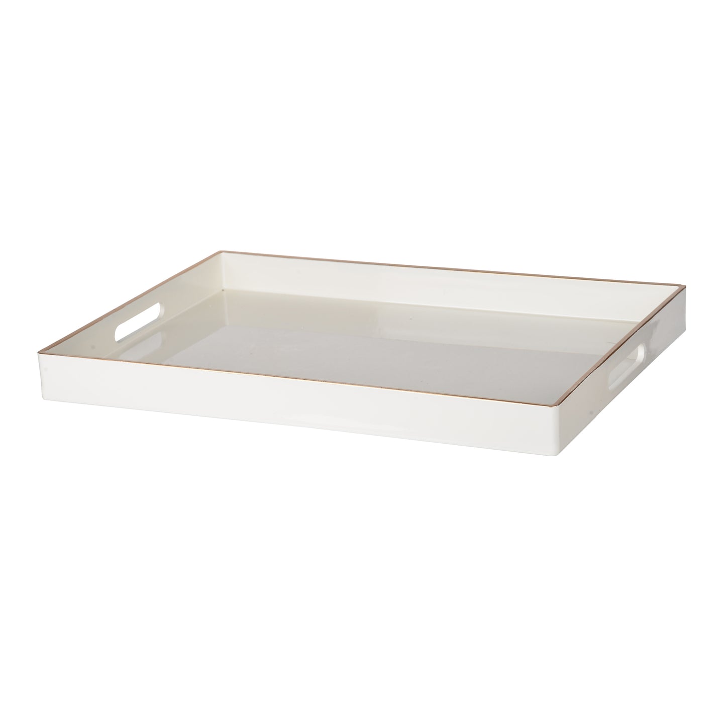 Mimosa Rectangle Tray,White