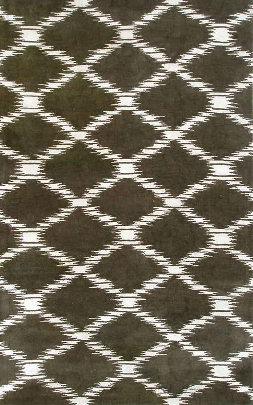 Scale Brown Area Rug