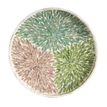 Multicolor Capiz Tray