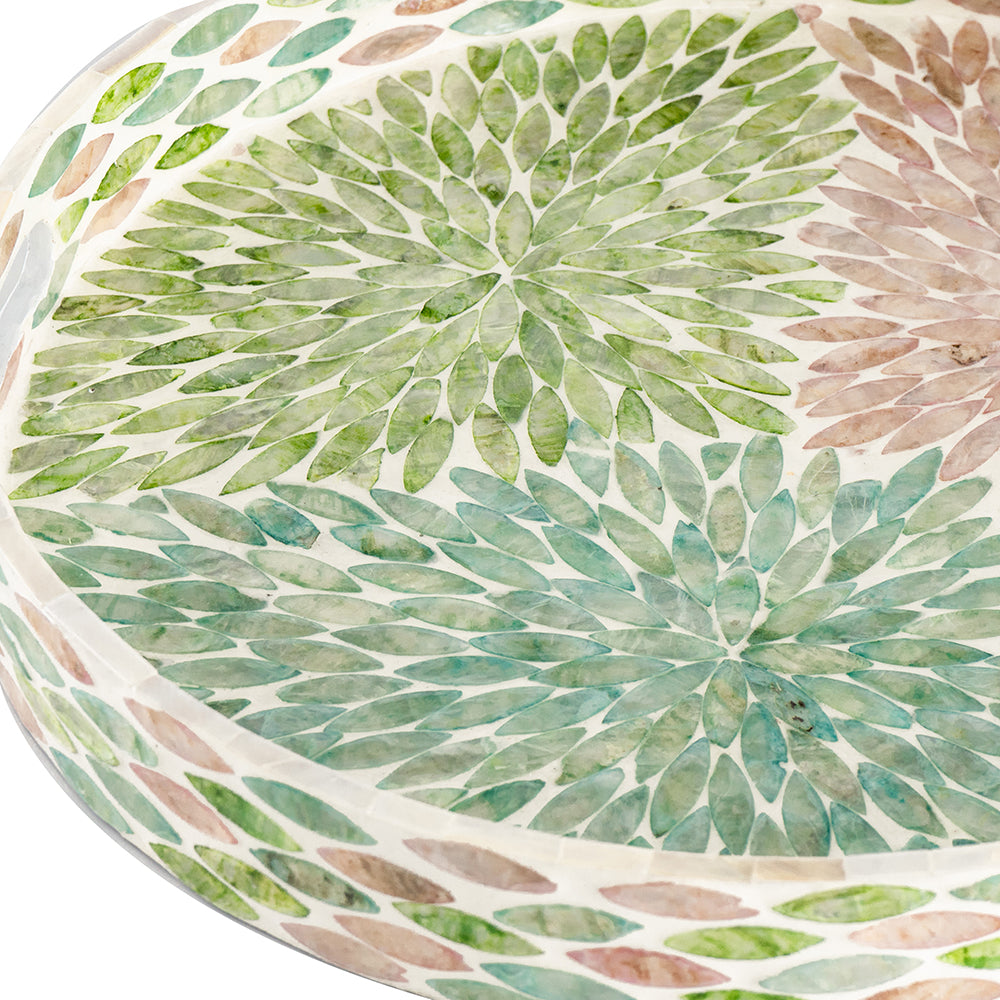 Multicolor Capiz Tray