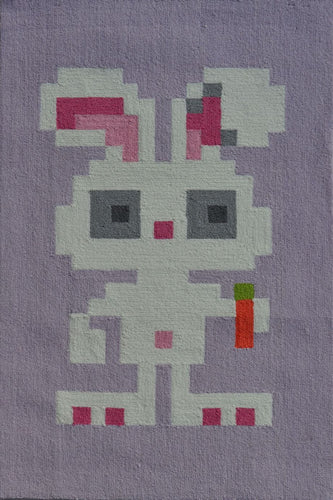 Pixel Bunny Area Rug