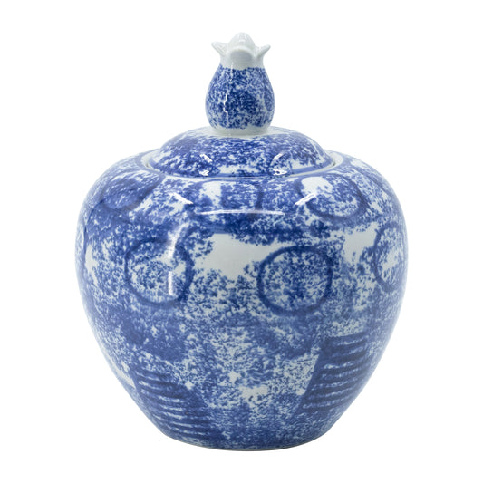 The Blue & White  Jar