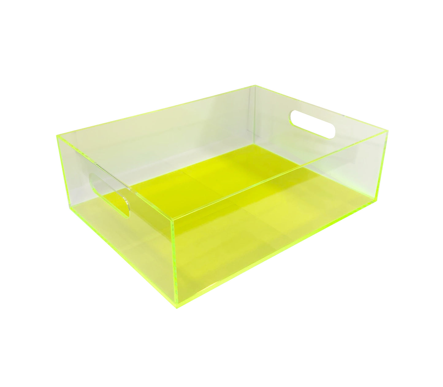 Neon Lucite Bin