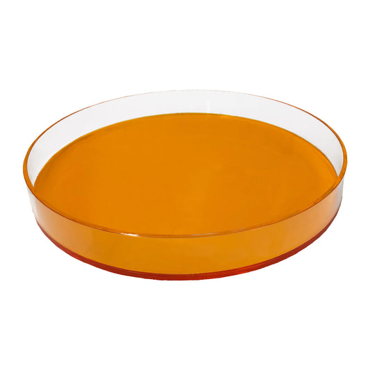 Round Lucite Tray