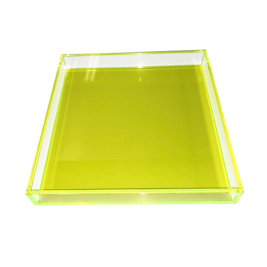 Lucite Square Tray