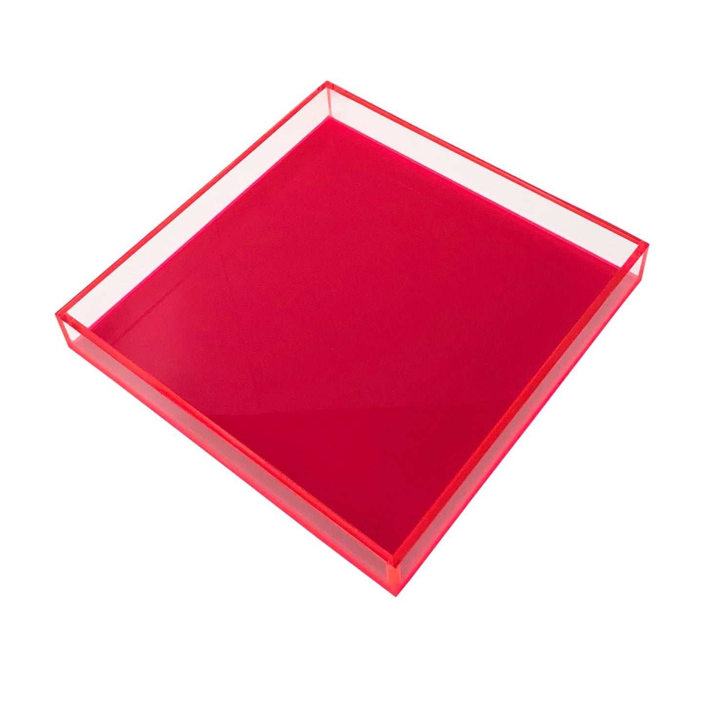 Lucite Square Tray