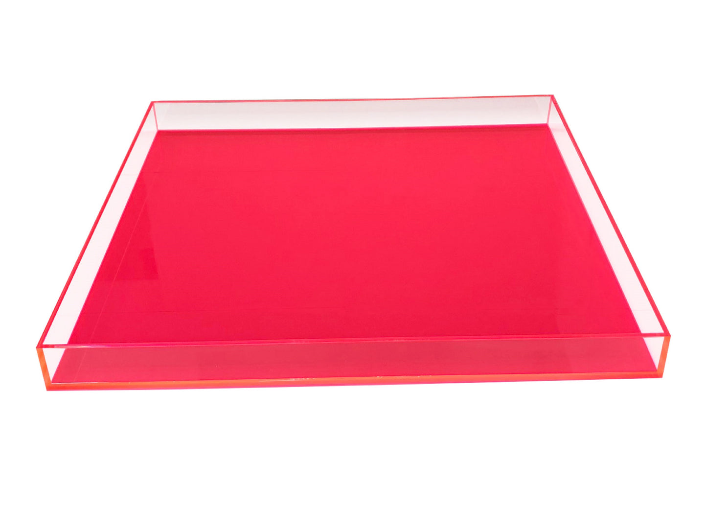 Large Square Lucite Tray