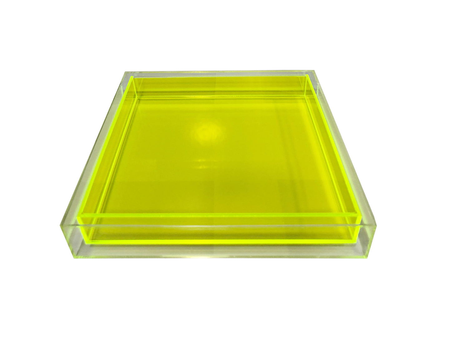 Encased Lucite Tray