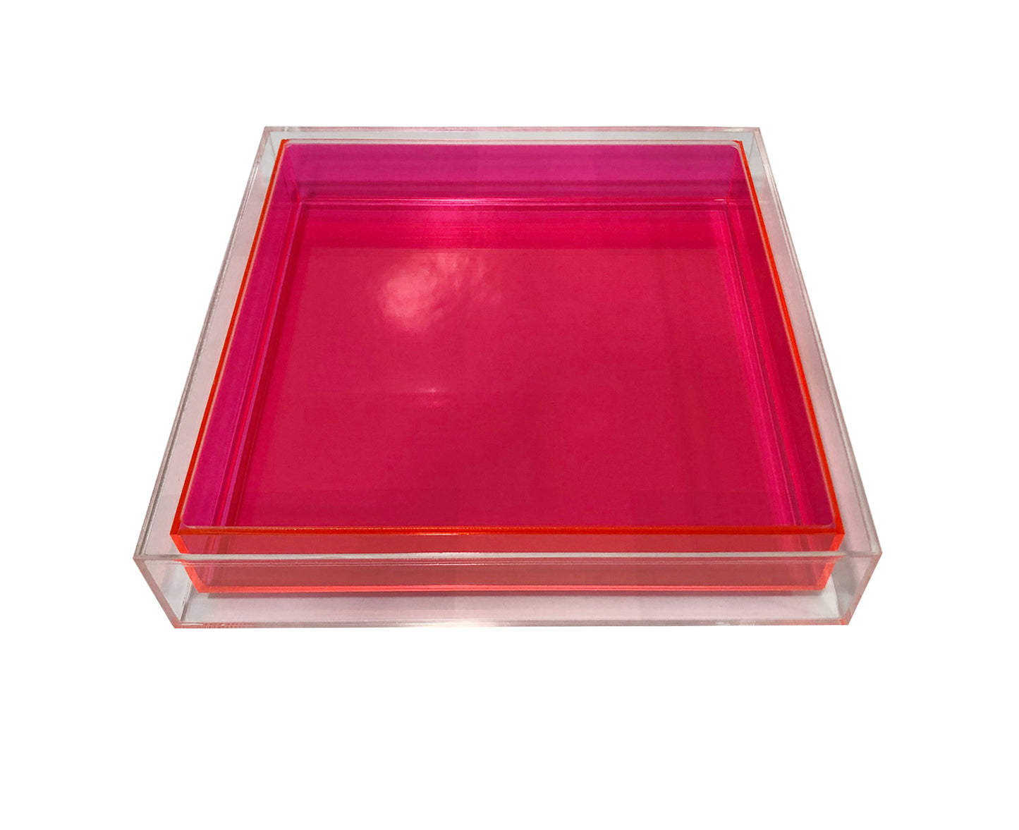 Encased Lucite Tray